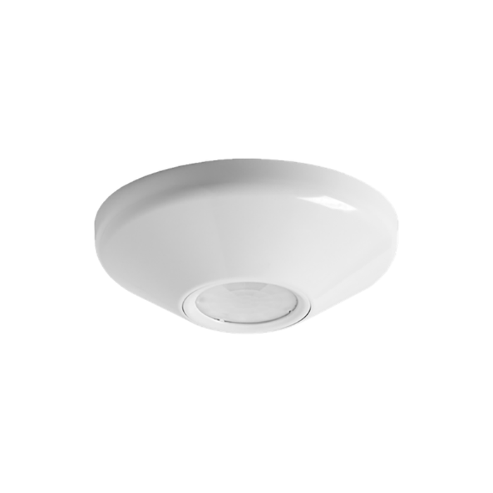 nLight NCM ADCX DZ RJB Low Voltage Ceiling Mount Sensor, Photocontrol w/ Auto Dimming, 0-10V Output Provided by Other Device(s), Dual Zone Control, Rear RJ-45 Ports