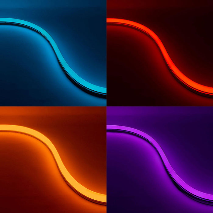 Diode LED Neon Blaze 24V 4.4W/ft 16.4Ft,RGB Side- Bending Color Changing LED Tape Light