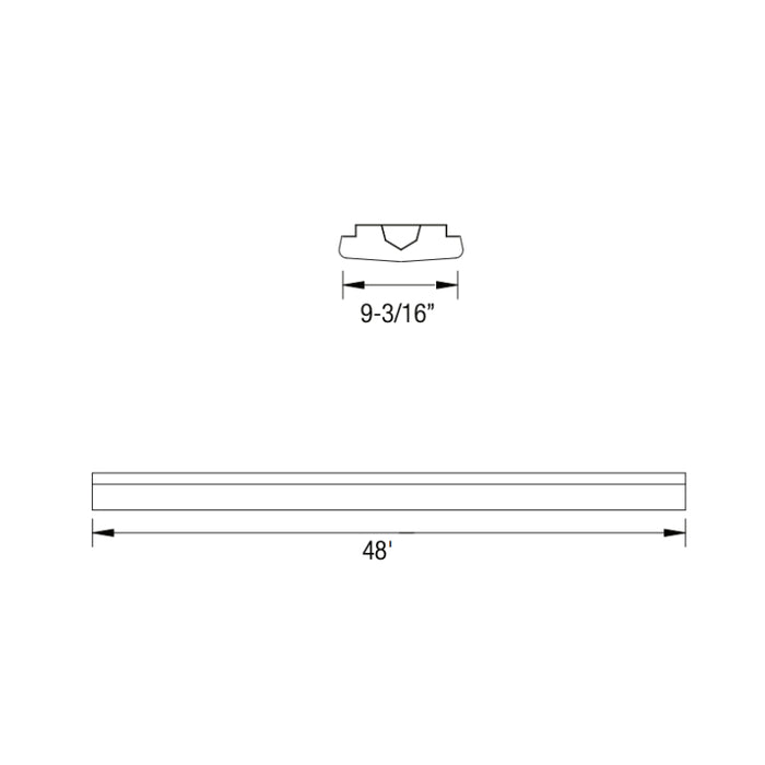 Elite 4-OIW-LED 4-ft LED Industrial Wrap Around, Selectable Lumens, Selectable CCT