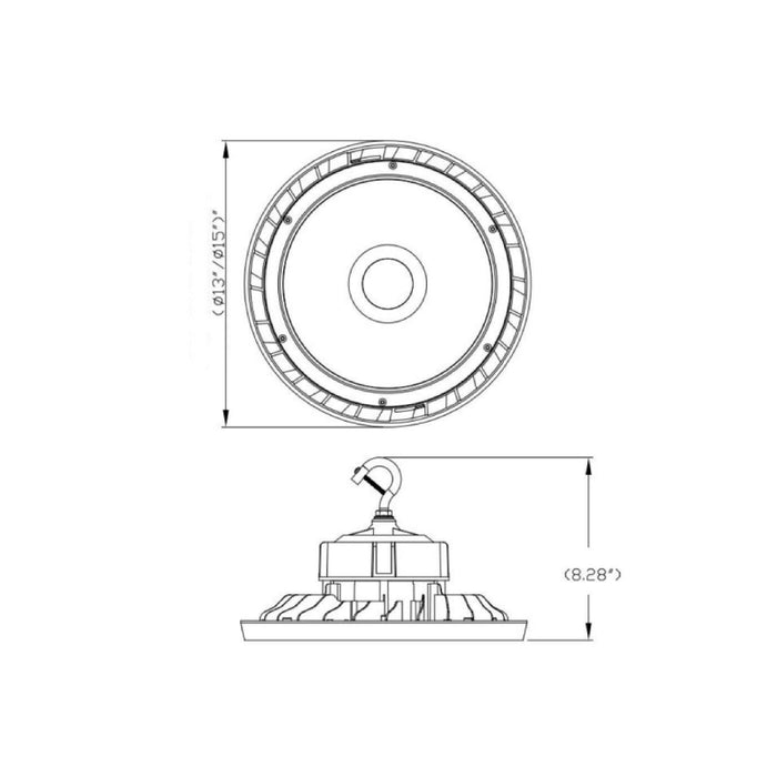 Elite ORHB4-LED Architectural Round LED High Bay