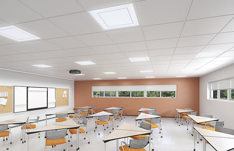 Corelite 24PD-50-PB1 Perceive 2x4 37.1W LED Recessed Troffer, Bevel Shielding