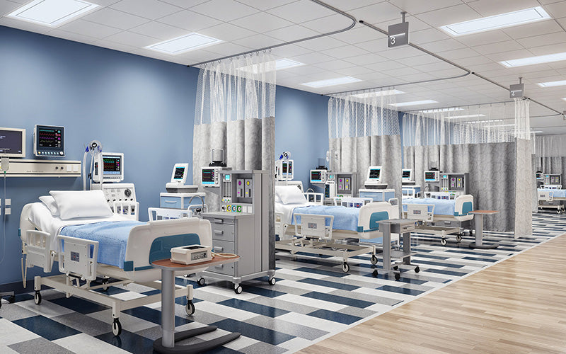 Corelite 24PD-50-PB1 Perceive 2x4 37.1W LED Recessed Troffer, Bevel Shielding