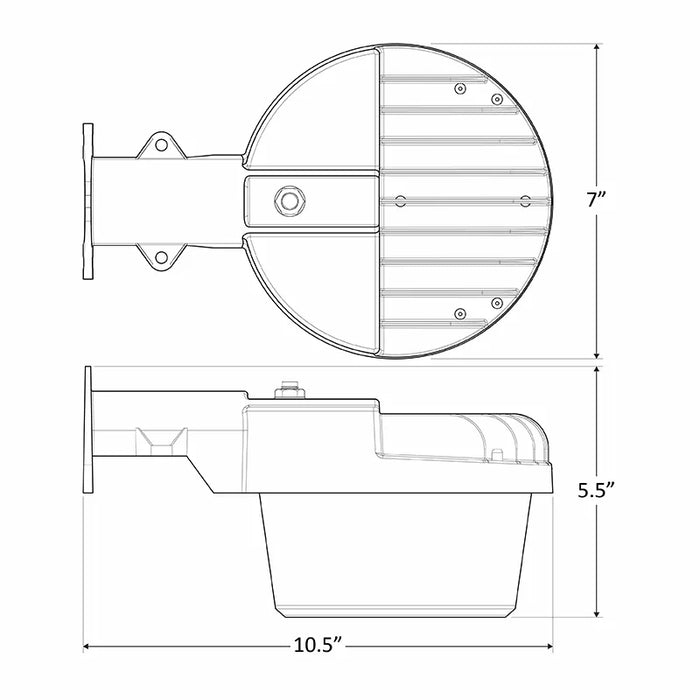 Westgate LR-ECO 20W LED Barn Light with Photocell, 3000K