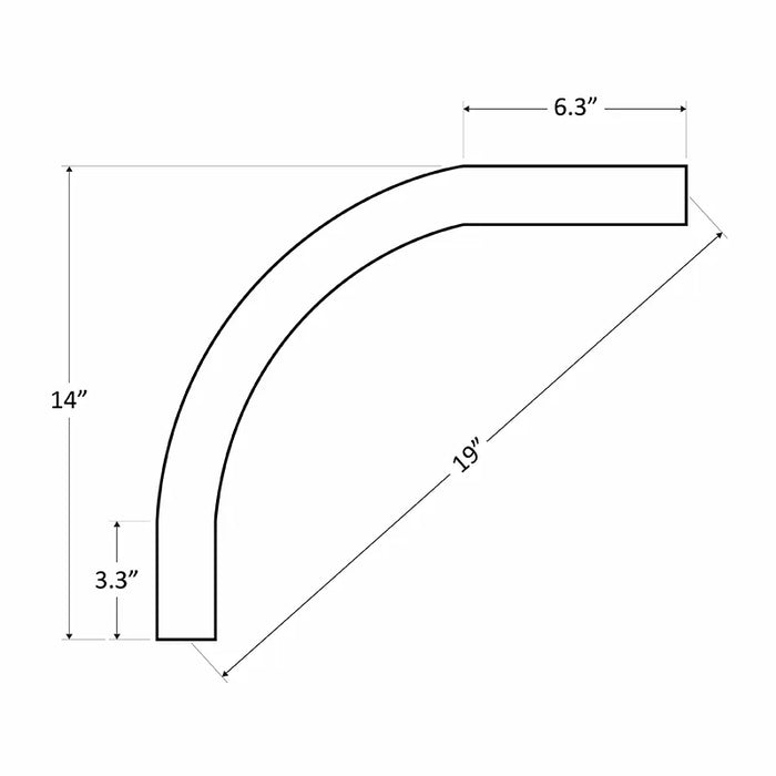 Westgate LR-ECO-ARM 90° Arm for LR-ECO