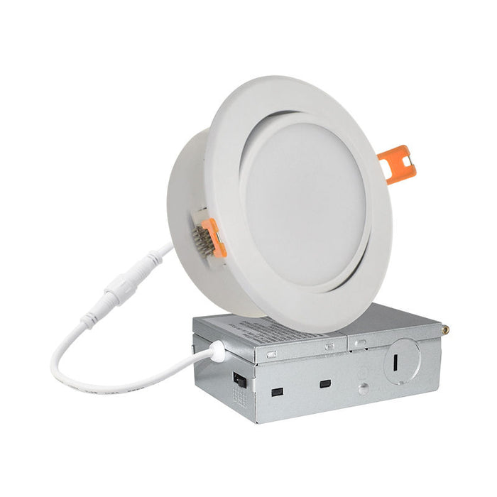 Westgate RSL4-ADJ-G2 4" LED Adjustable Ultra Slim Recessed Light, Selectable CCT