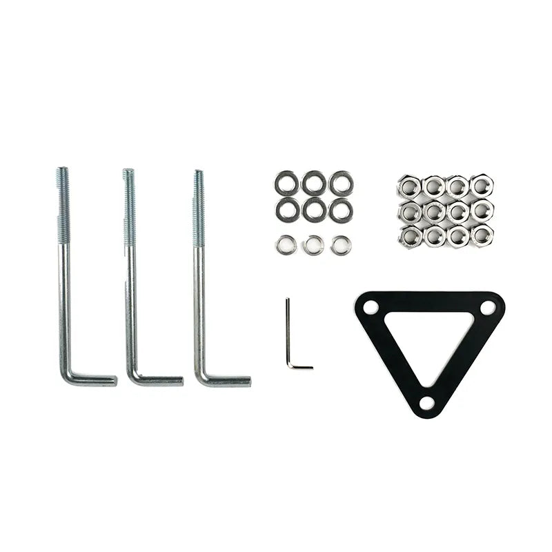 Westgate BOL-G2-ABK-R G2 Bollard Round Replacement Anchor Bolts & Mounting Plate