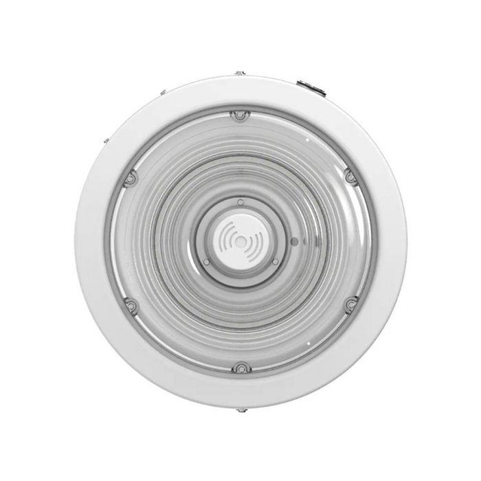 Westgate CXER-30-50W-MCTP-SR Round Garage Light, Selectable CCT & Wattage, Sensor Ready , White Finish, 120-277V