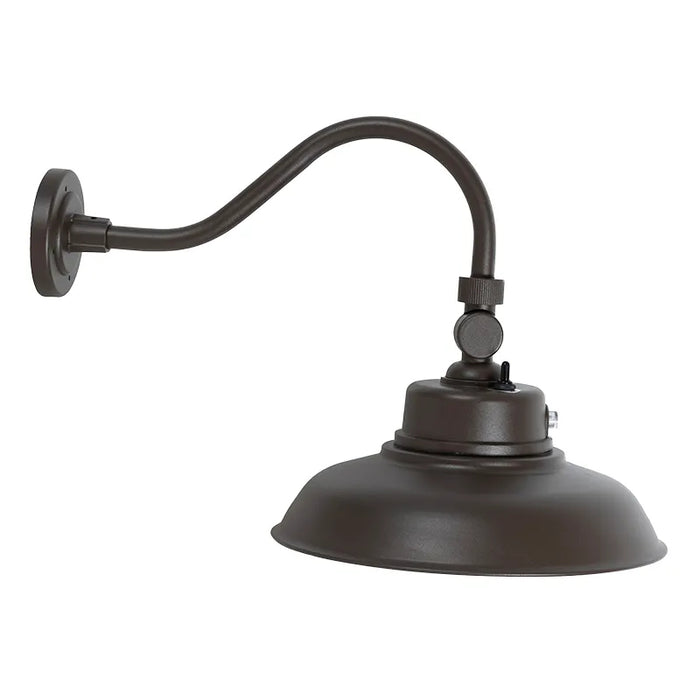 Westgate GNB 40W LED Gooseneck Barn Light, CCT Selectable, 0-10 Dimming, 4800 Lumens, 120-277V