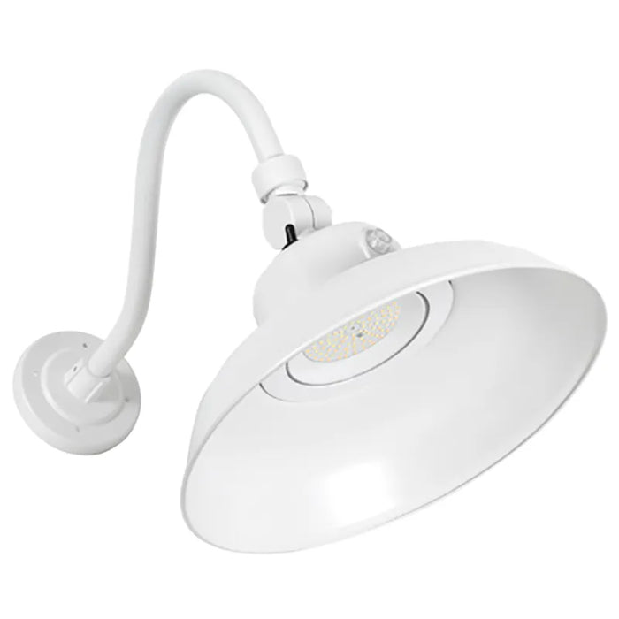 Westgate GNB 40W LED Gooseneck Barn Light, CCT Selectable, 0-10 Dimming, 4800 Lumens, 120-277V