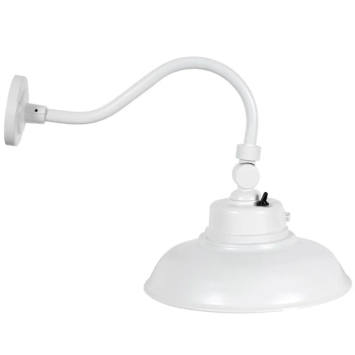 Westgate GNB 40W LED Gooseneck Barn Light, CCT Selectable, 0-10 Dimming, 4800 Lumens, 120-277V