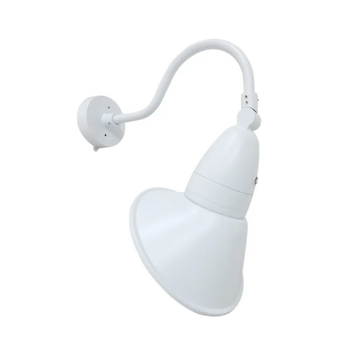 Westgate GNBA 18W/26W/35W LED Angled Gooseneck Barn Light with Photocell, 3CCT Selectable, 120-277V - White