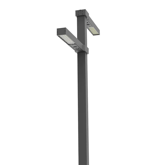 Westgate LFXU 25W/50W/75W LED Urban Area and Roadway Light for 4" Poles, 3CCT Selectable, 100-277V, Photocell Included - Black