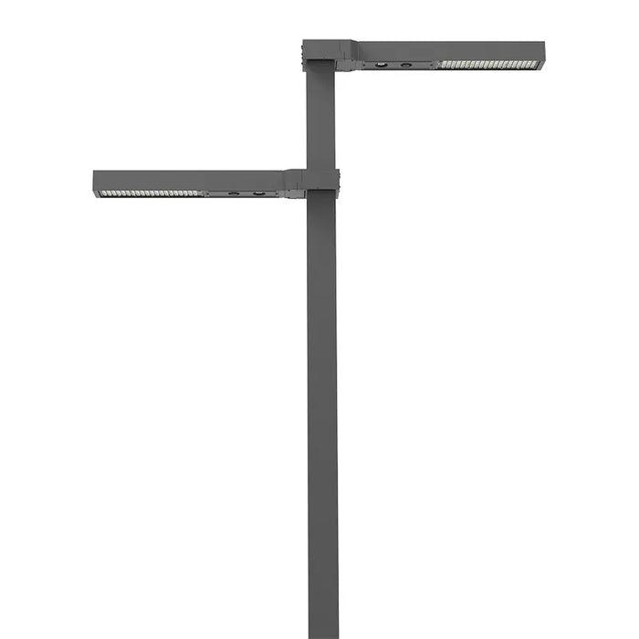 Westgate LFXU 25W/50W/75W LED Urban Area and Roadway Light for 4" Poles, 3CCT Selectable, 100-277V, Photocell Included - Black