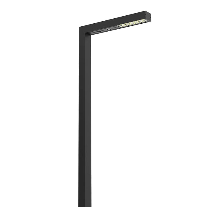 Westgate LFXU 25W/50W/75W LED Urban Area and Roadway Light for 4" Poles, 3CCT Selectable, 100-277V, Photocell Included - Black