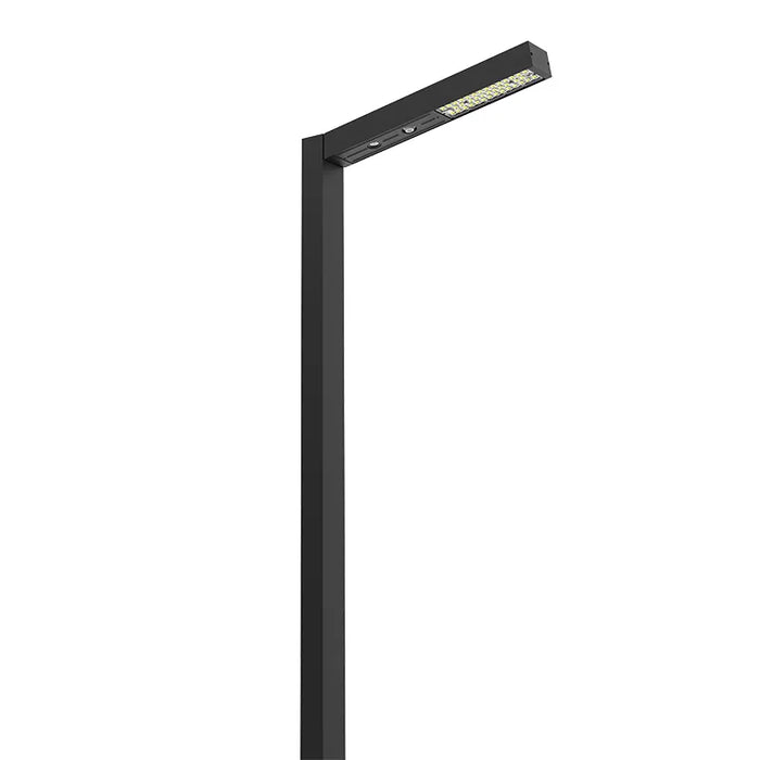 Westgate LFXU 25W/50W/75W LED Urban Area and Roadway Light for 4" Poles, 3CCT Selectable, 100-277V, Photocell Included - Black