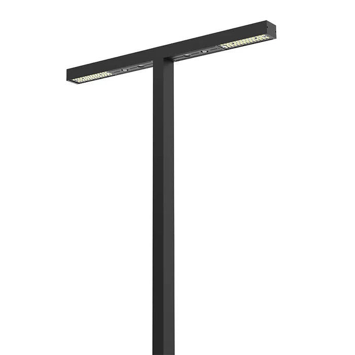 Westgate LFXU 25W/50W/75W LED Urban Area and Roadway Light for 4" Poles, 3CCT Selectable, 100-277V, Photocell Included - Black