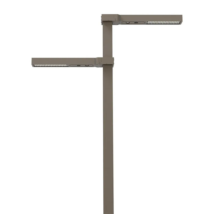 Westgate LFXU 25W/50W/75W LED Urban Area and Roadway Light for 4" Poles, 3CCT Selectable, 100-277V, Photocell Included - Bronze