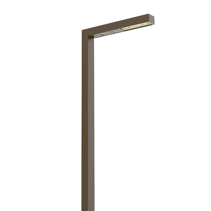 Westgate LFXU 25W/50W/75W LED Urban Area and Roadway Light for 4" Poles, 3CCT Selectable, 100-277V, Photocell Included - Bronze