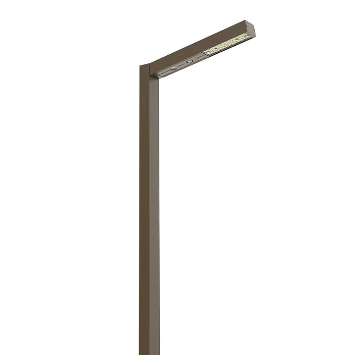 Westgate LFXU 25W/50W/75W LED Urban Area and Roadway Light for 4" Poles, 3CCT Selectable, 100-277V, Photocell Included - Bronze