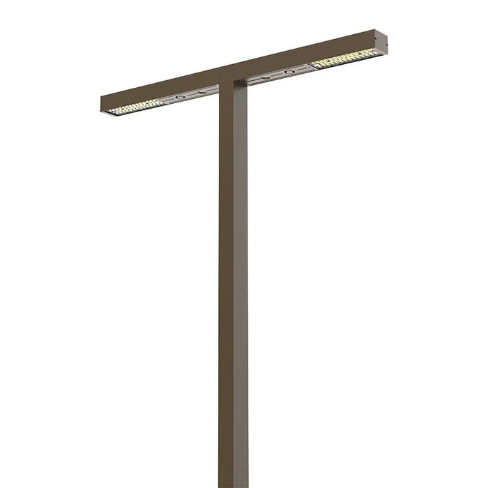 Westgate LFXU 25W/50W/75W LED Urban Area and Roadway Light for 4" Poles, 3CCT Selectable, 100-277V, Photocell Included - Bronze