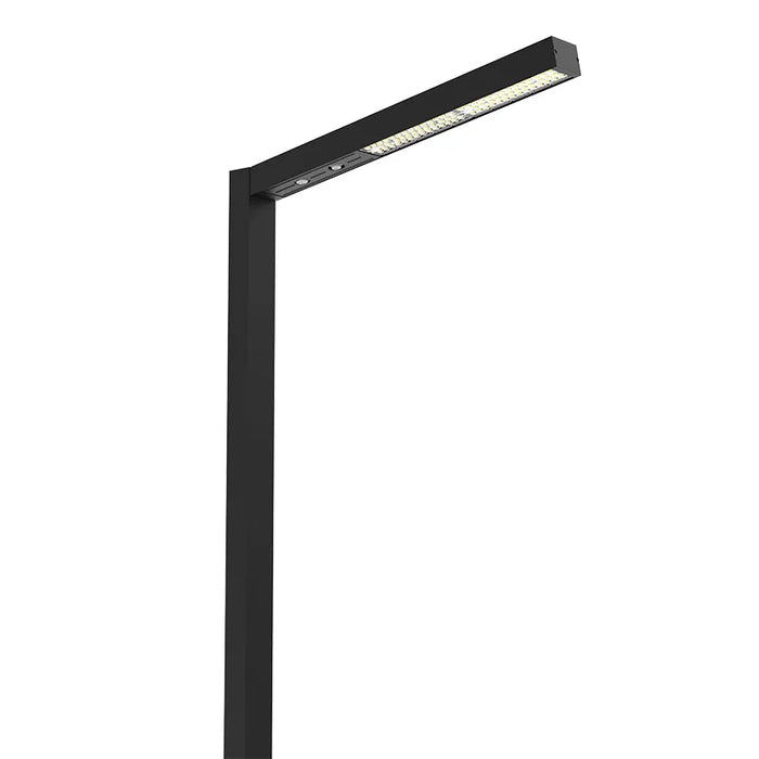 Westgate LFXU 90W/100W/150W LED Urban Area and Roadway Light for 4" Poles, 3CCT Selectable, 100-277V, Photocell Included - Black