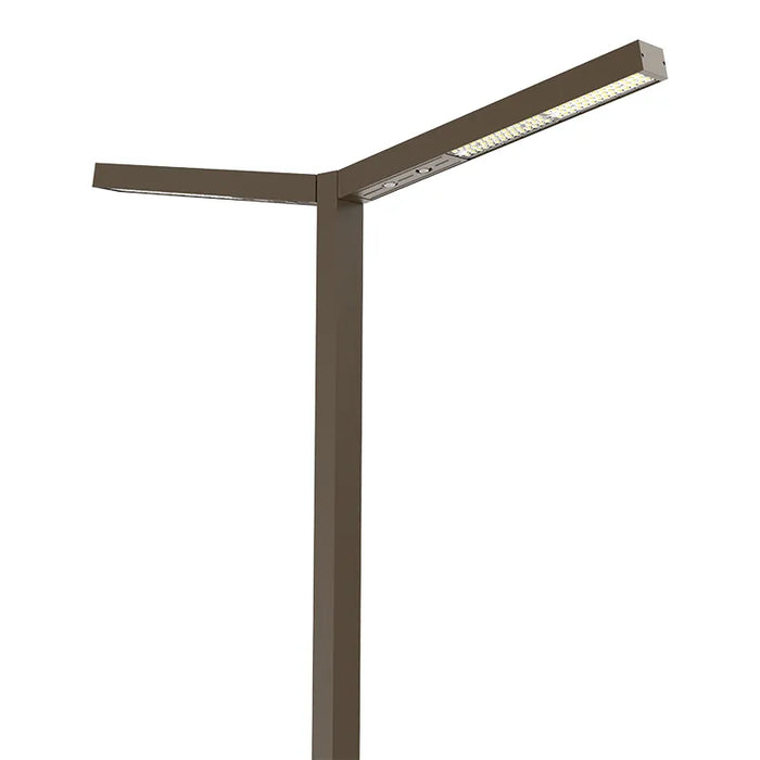 Westgate LFXU 90W/100W/150W LED Urban Area and Roadway Light for 4" Poles, 3CCT Selectable, 100-277V, Photocell Included - Bronze