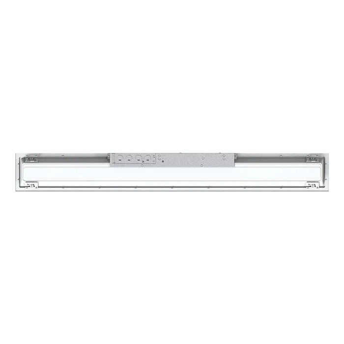 Westgate SRL6 6" Wide, 4Ft, 20W/30W/40W LED Slot Recessed Commercial Linear Light, Watt/CCT Selectable, 120-277V