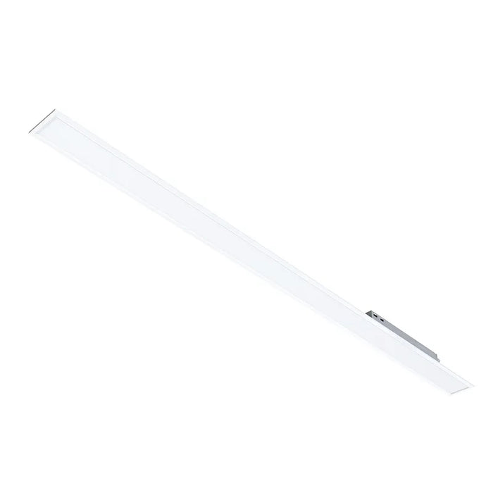 Westgate SRL6 6" Wide, 8Ft, 40W/60W/80W LED Slot Recessed Commercial Linear Light, Watt/CCT Selectable 120-277V