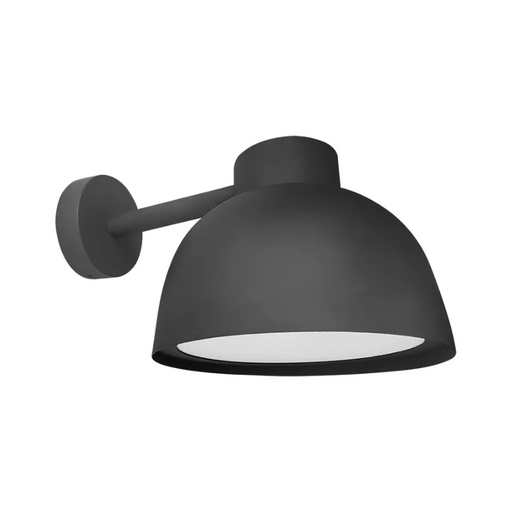 Westgate WLF 24W/32W/40W LED Dome Light with Flat Lens, 3CCT Selectable, 120V, Horizontal Arm - Black