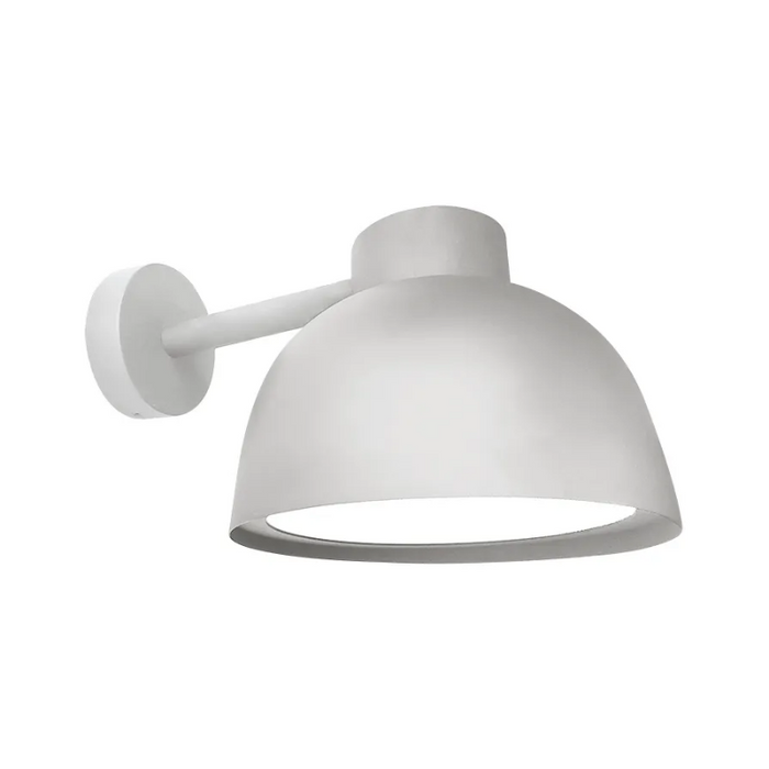 Westgate WLF 24W/32W/40W LED Dome Light with Flat Lens, 3CCT Selectable, 120V, Horizontal Arm - White