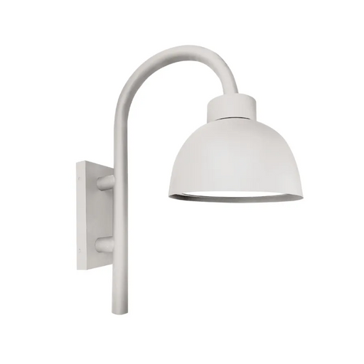 Westgate WLF 24W/32W/40W LED Dome Light with Flat Lens, 3CCT Selectable, 120V, Wall-Mount Bell Arm - White