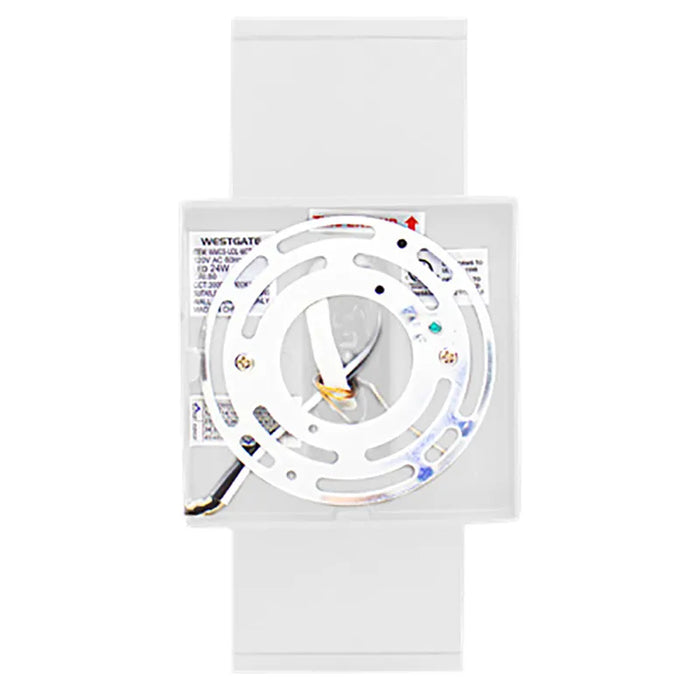 Westgate WMCS-UDL 4" 24W LED Square Cylinder Light, Up/Down Light, RGBW