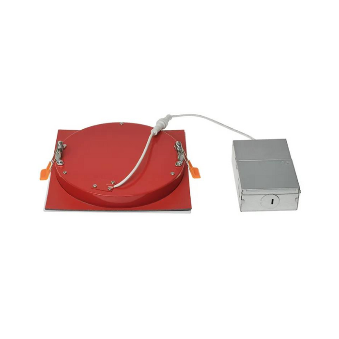 Westgate SSL4-MCT5 4" Square LED Fire Rated Slim Wafer Recessed Light, CCT Selectable