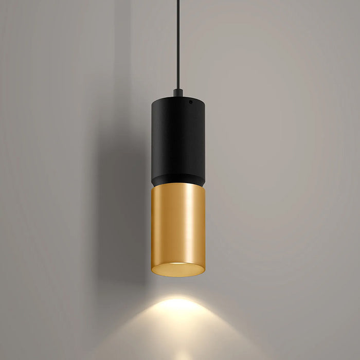 Westgate CMC3-2TONE 3" 9W / 12W / 15W LED 2-Tone Architectural Ceiling Cylinder, 3000K / 4000K / 5000K Selectable, 120–277V - Black/Gold