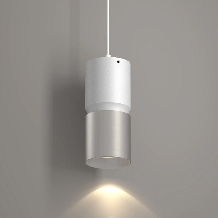 Westgate CMC4-2TONE 4" 12W / 16W / 20W LED 2-Tone Architectural Ceiling Cylinder, 3000K / 4000K / 5000K Selectable, 120–277V - White/Brushed Nickel