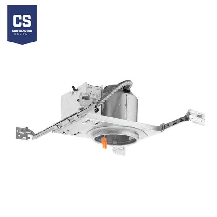 Juno Contractor Select QC4 W G Quick Connect 4" New Construction IC Housing with Push in Connectors & Gasket