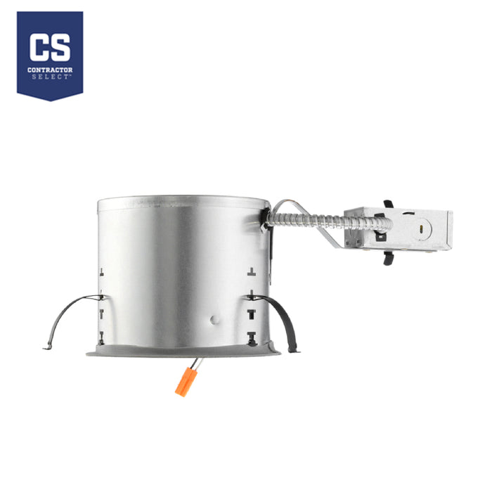 Juno Contractor Select 6-Pack QC6R W G Quick Connect 6" Remodel IC Housing with Push in Connectors & Gasket, 6-Pack