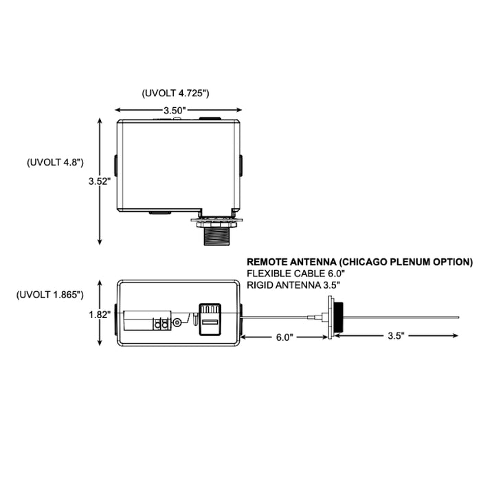 nLight RPP20 D EFP CP G2 AIR Power/Relay Pack, 120-277V, 0-10V Dimming, External Fault Protection, Chicago Plenum