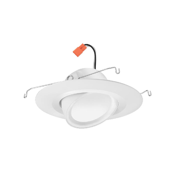 Juno RB56A SWW5 RetroBasics 5"/6" Switchable White LED Adjustable Gimbal Trim Kit