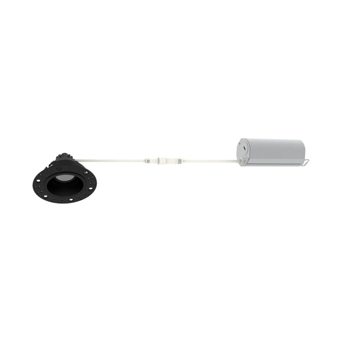 Westgate RDG2TL 2" LED Round Gimbal Trimless Recessed Downlight, 5CCT Selectable - Black