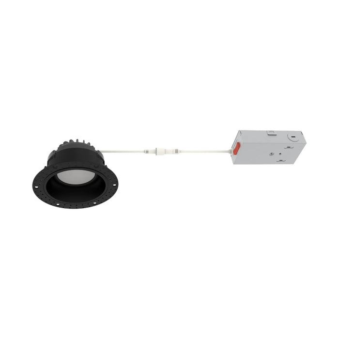 Westgate RDG4TL 4" LED Round Gimbal Trimless Recessed Downlight, 5CCT Selectable - Black