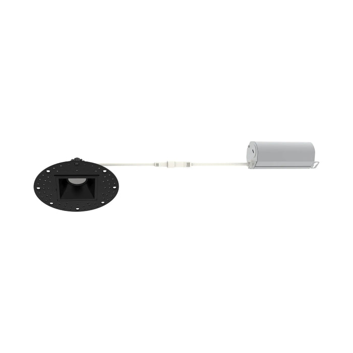 Westgate RDSG2TL 2" LED Square Gimbal Trimless Recessed Downlight, 5CCT Selectable - Black