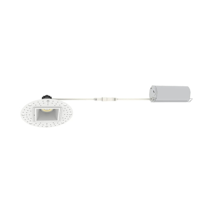 Westgate RDSG2TL 2" LED Square Gimbal Trimless Recessed Downlight, 5CCT Selectable - White