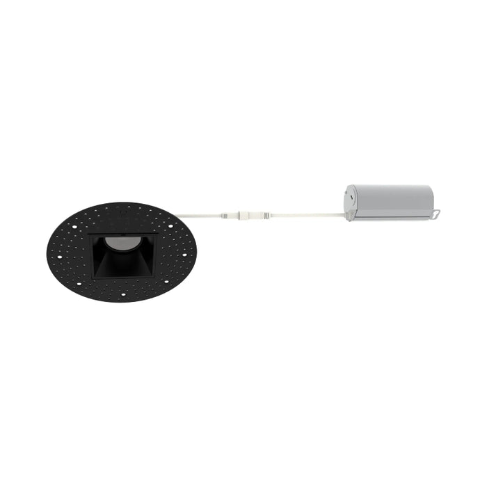 Westgate RDSG3TL 3" LED Square Gimbal Trimless Recessed Downlight, 5CCT Selectable - Black