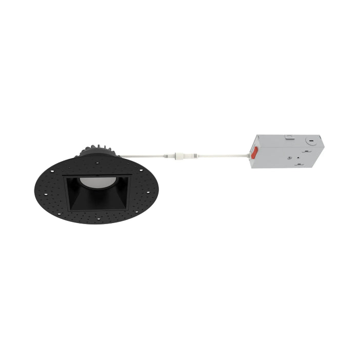 Westgate RDSG4TL 4" LED Square Gimbal Trimless Recessed Downlight, 5CCT Selectable - Black