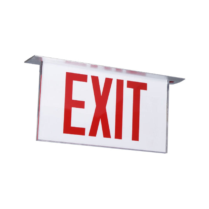 Marathon Recessed Edge-Lit Exit Sign