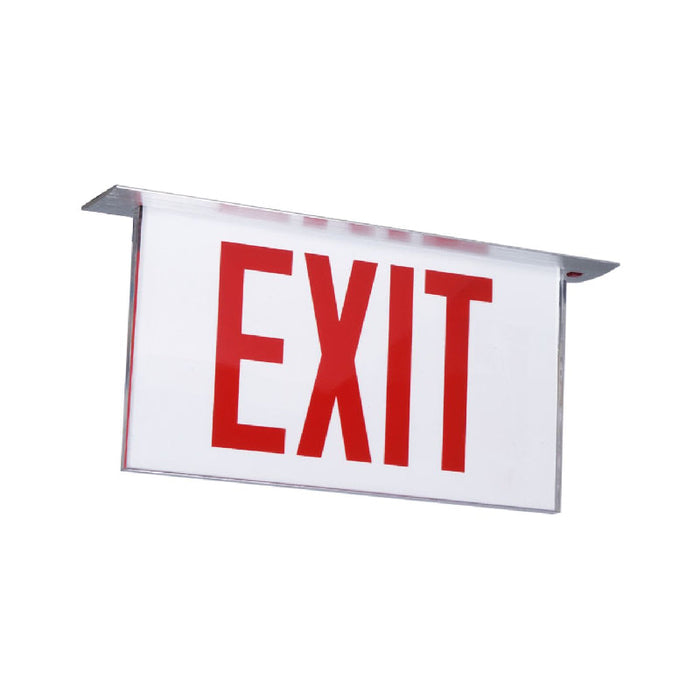 Exit Sign Rough In Marathon Recessed Edge-Lit Exit Sign