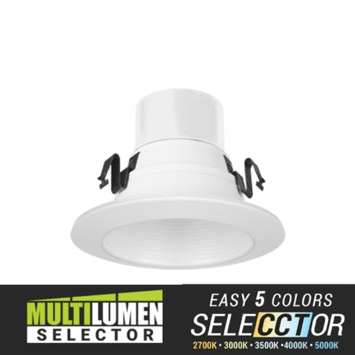 Elite REL437 4" 11W/13W Economy LED Retrofit Module, 5CCT Selectable, 700/1100 Lumens, 120V/120-277V