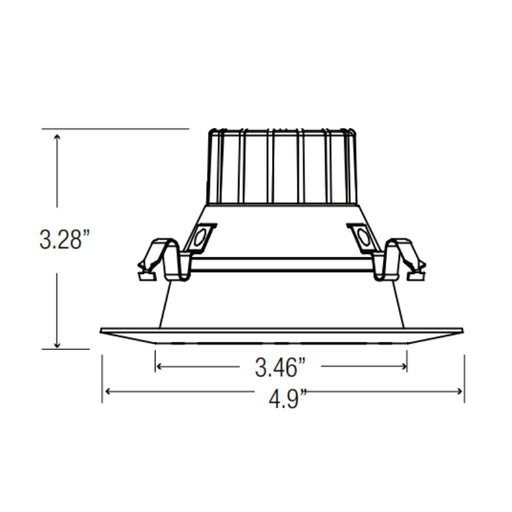 Elite REL437 4" 11W/13W Economy LED Retrofit Module, 5CCT Selectable, 700/1100 Lumens, 120V/120-277V