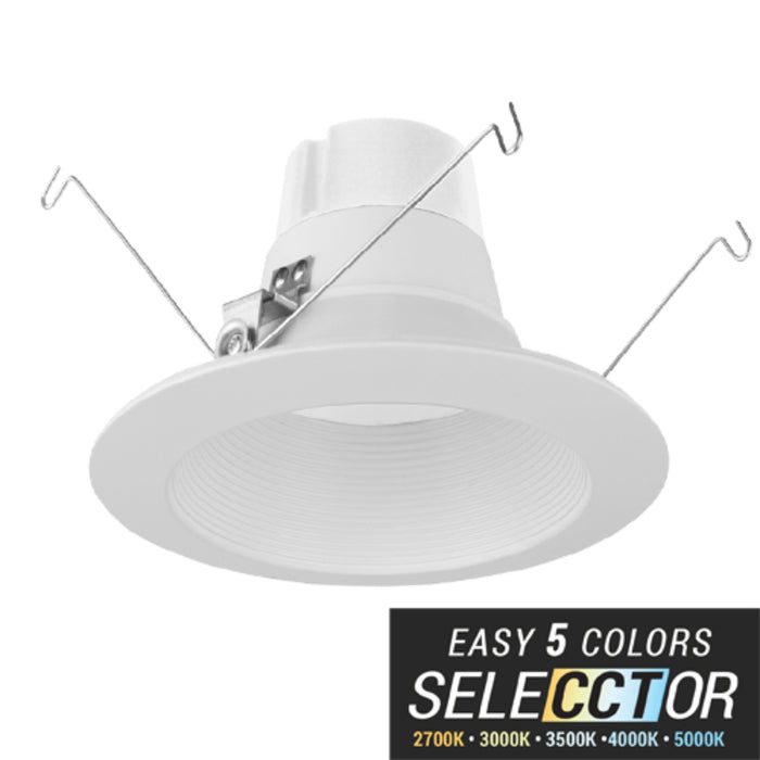 Elite REL537 5" 14W Economy LED Retrofit Baffle, 5CCT Selectable, 950 Lumens, 120V